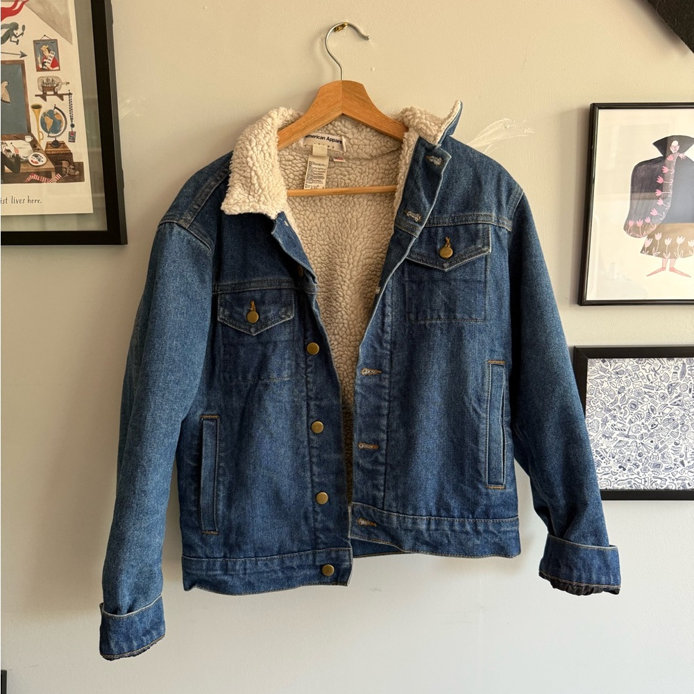 American Apparel Sherpa Lined Jacket